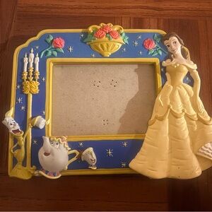 Disney Belle Picture Frame - Blue and Yellow